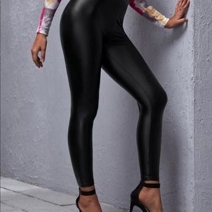 Leather legging